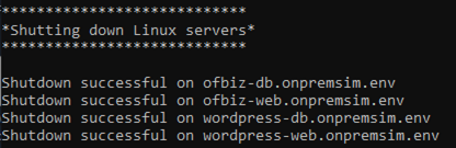 shutdown linux